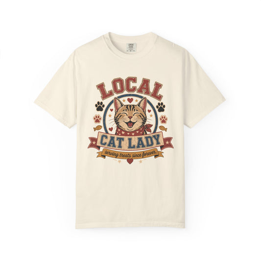Local Cat Lady T-Shirt — Vintage Cat Rescue Tee