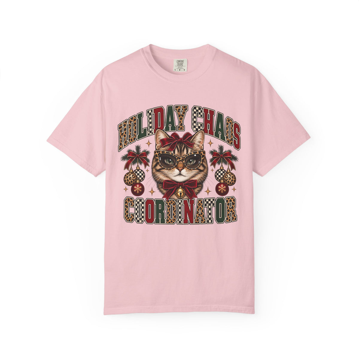 Holiday Chaos Coordinator Cat T-Shirt