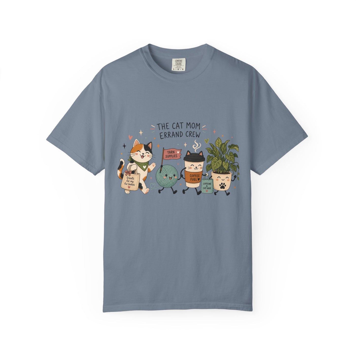 Cat Mom Errand Crew T-Shirt