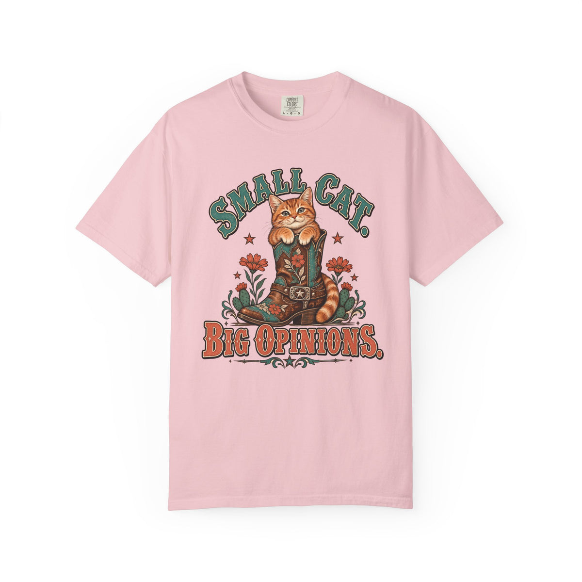 Small Cat Big Opinions T-Shirt