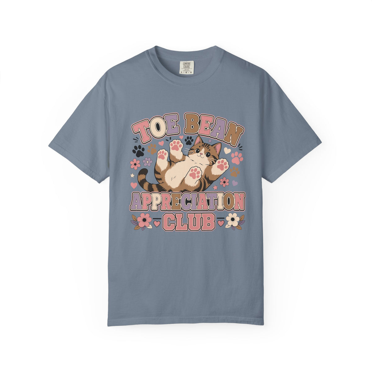 Toe Bean Appreciation Club T-Shirt — Cute Cat Paw Graphic Tee