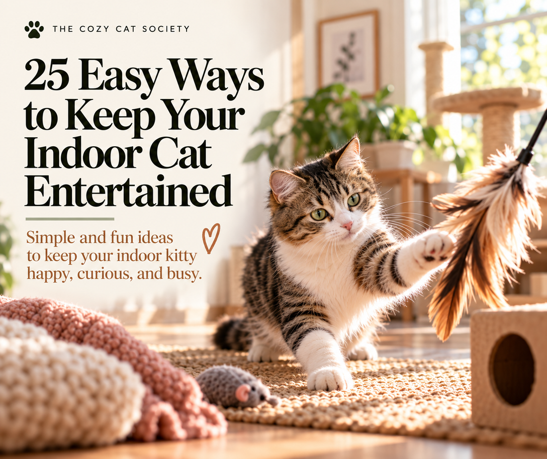 25 Easy Ways to Keep Your Indoor Cat Entertained