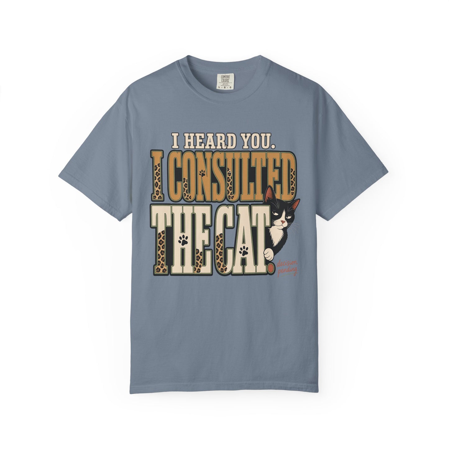 I Consulted the Cat T-Shirt — Funny Cat Lover Tee