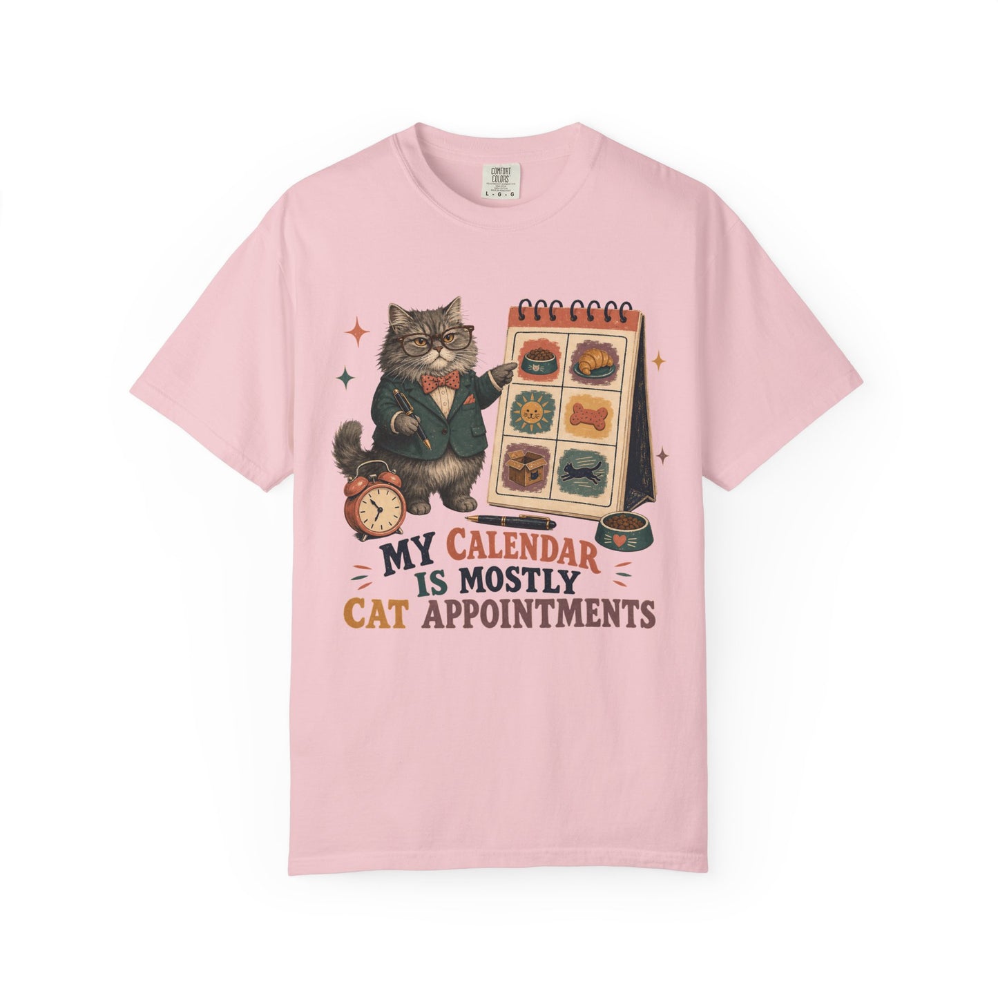 Cat Appointments T-Shirt — "My Calendar Is Mostly Cat Appointments" Cat Lover Tee