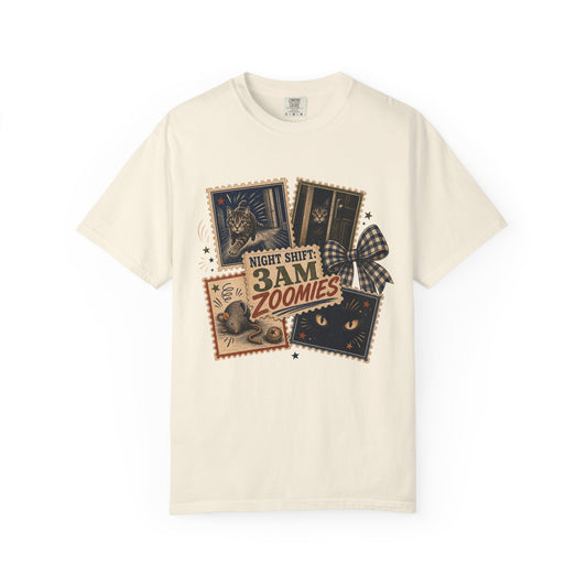 3AM Zoomies Night Shift Graphic T-Shirt