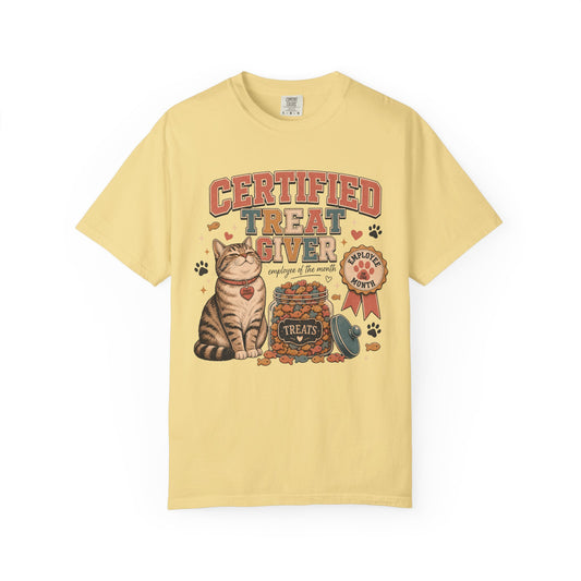 Certified Treat Giver Cat T-Shirt