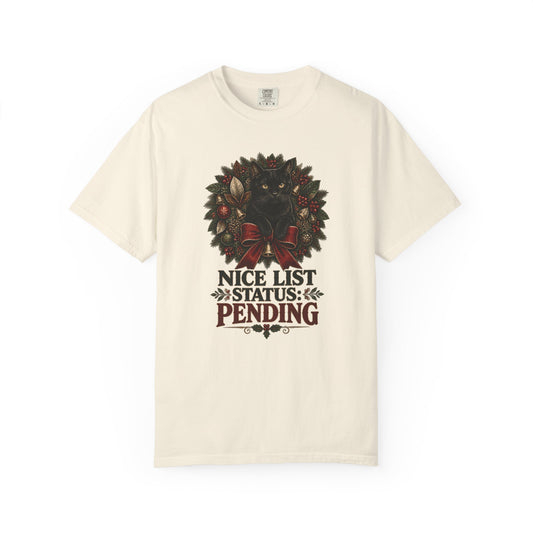Nice List Status Pending Christmas T-Shirt