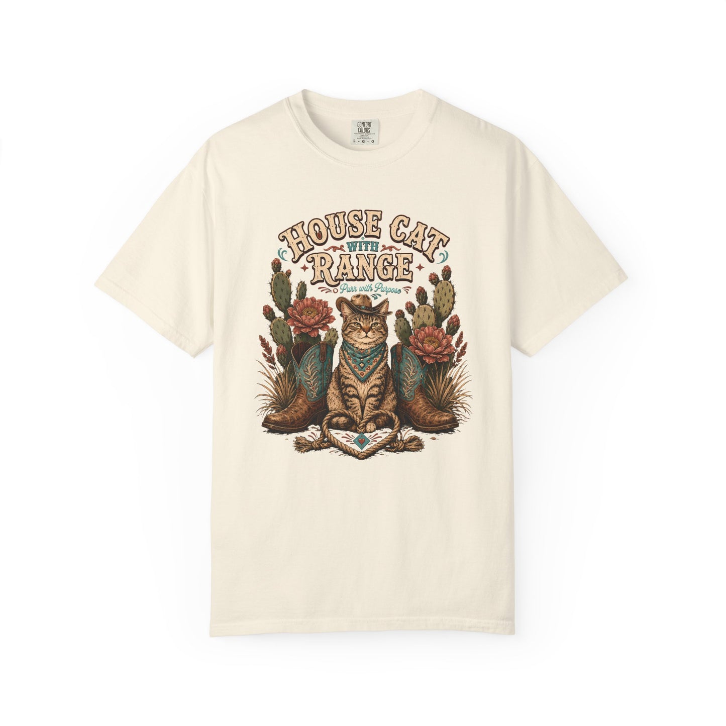 House Cat Range T-Shirt — Western Cat Graphic Tee