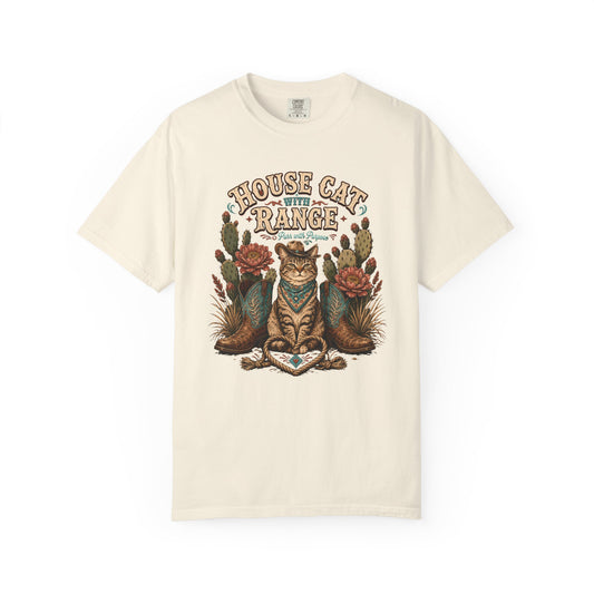 House Cat Range T-Shirt — Western Cat Graphic Tee