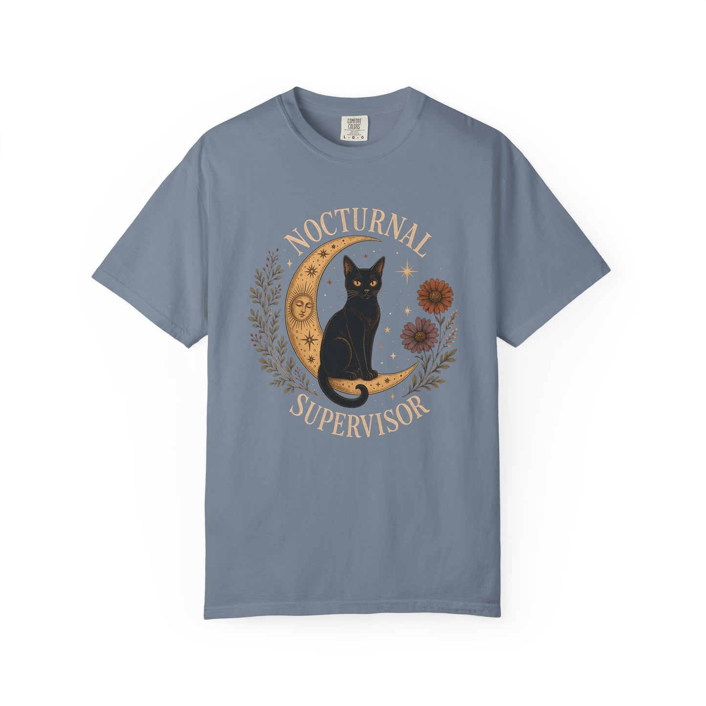 Nocturnal Supervisor Cat T-Shirt