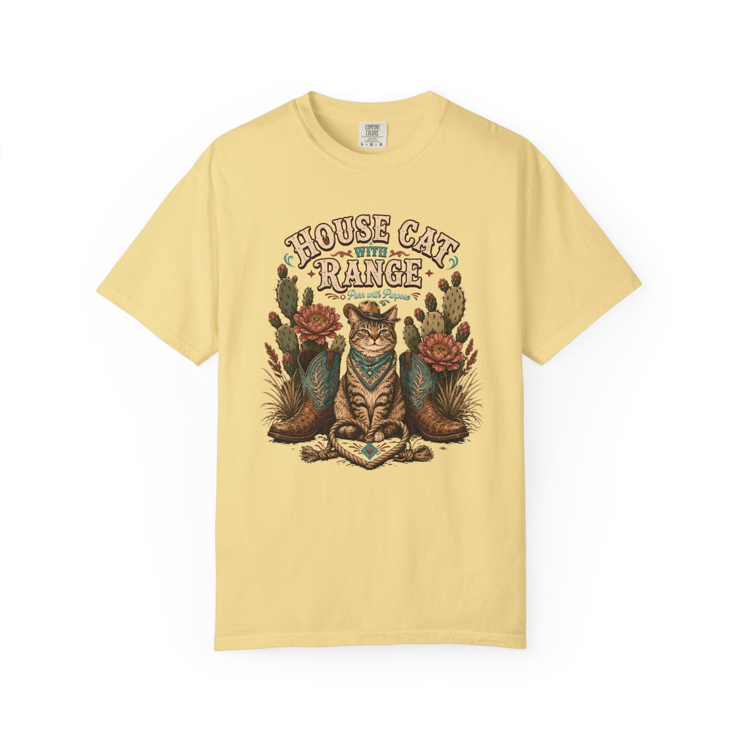 House Cat Range T-Shirt — Western Cat Graphic Tee