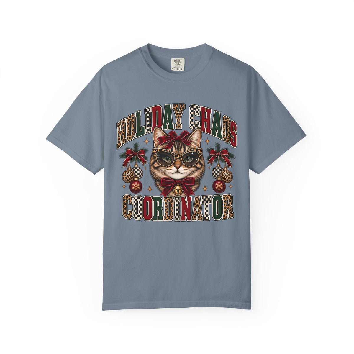 Holiday Chaos Coordinator Cat T-Shirt