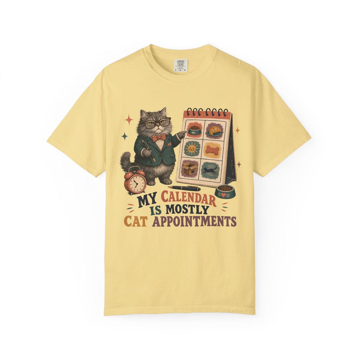 Cat Appointments T-Shirt — "My Calendar Is Mostly Cat Appointments" Cat Lover Tee