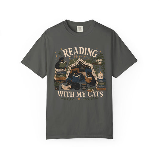 Reading with My Cats T-Shirt