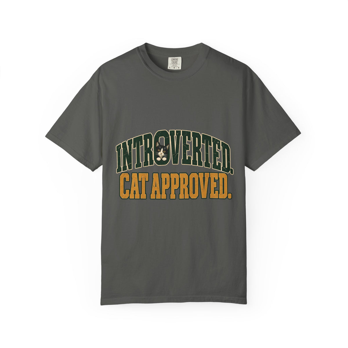 Introverted — Cat Approved T-Shirt