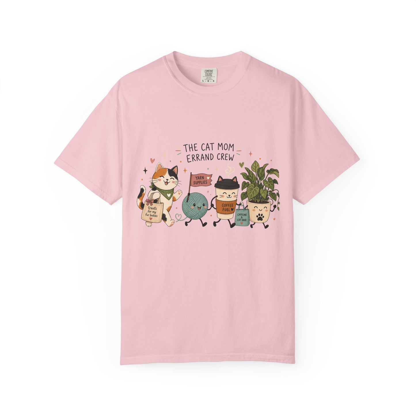Cat Mom Errand Crew T-Shirt