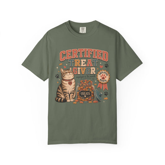 Certified Treat Giver Cat T-Shirt