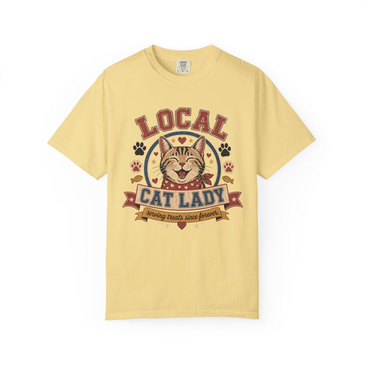 Local Cat Lady T-Shirt — Vintage Cat Rescue Tee