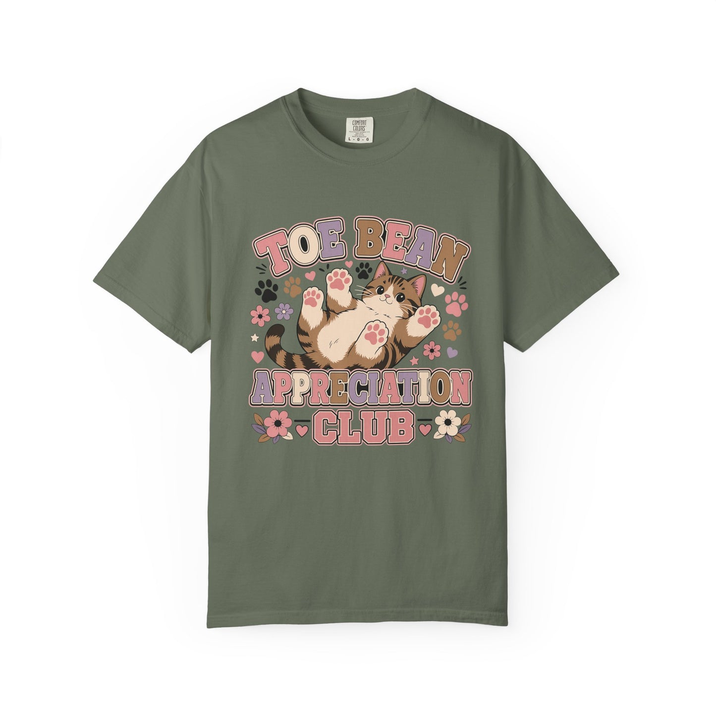 Toe Bean Appreciation Club T-Shirt — Cute Cat Paw Graphic Tee
