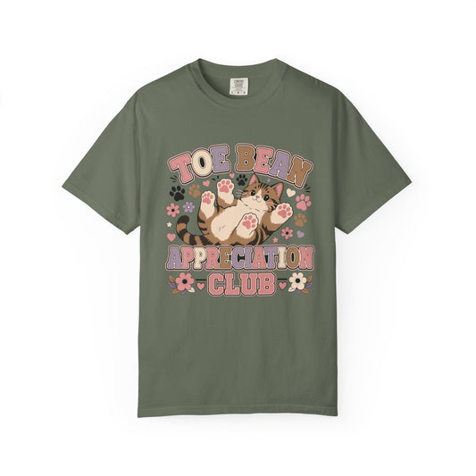 Toe Bean Appreciation Club T-Shirt — Cute Cat Paw Graphic Tee