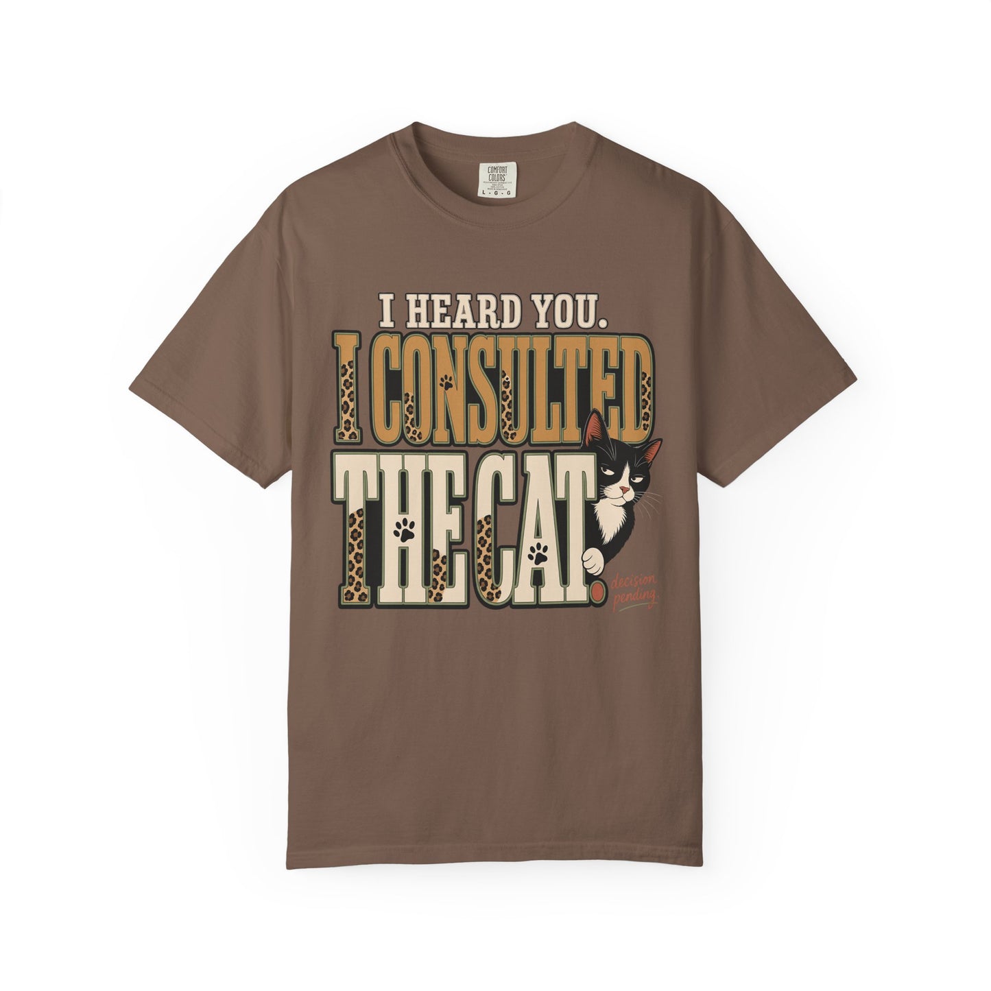I Consulted the Cat T-Shirt — Funny Cat Lover Tee