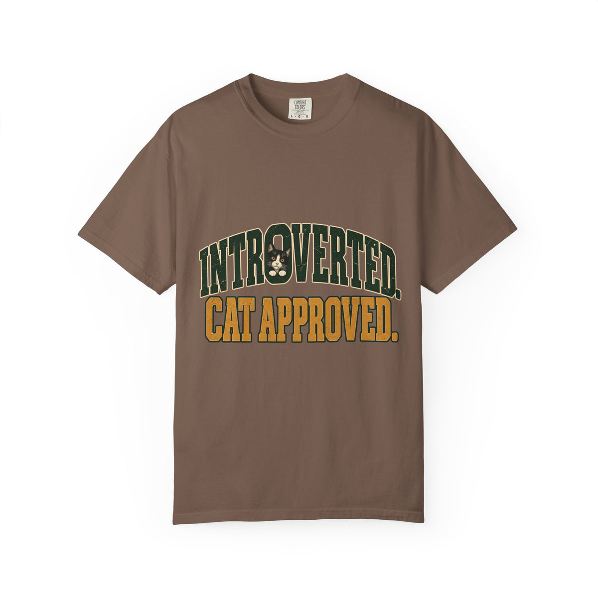 Introverted — Cat Approved T-Shirt