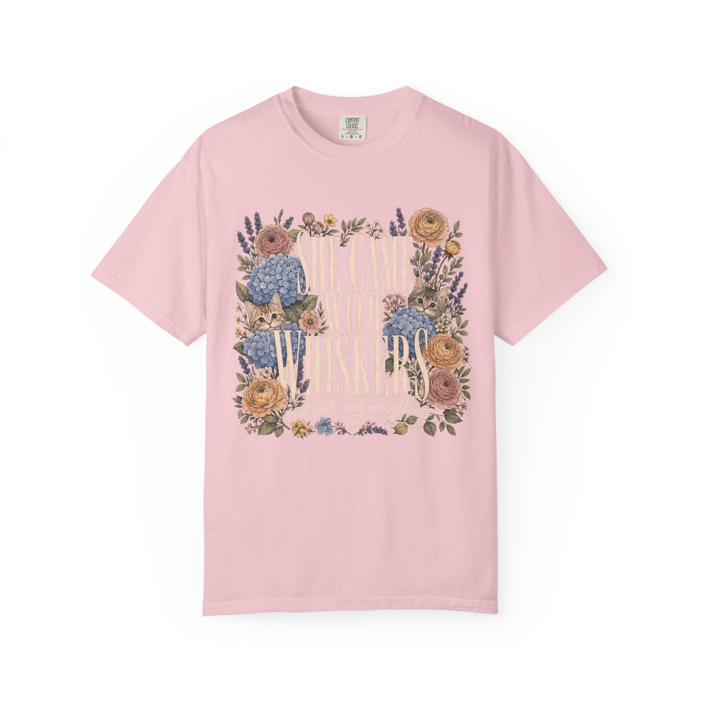 Floral 'Mama' Vintage Tee — Soft Cream Women's Mother's Day T-Shirt