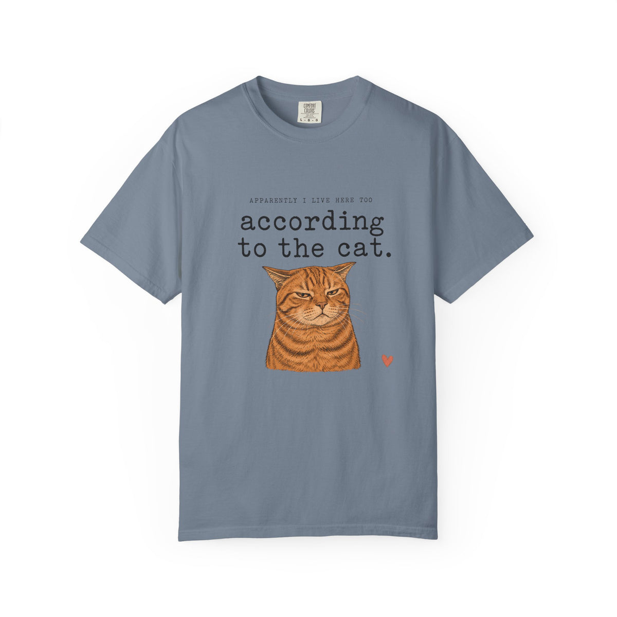 According to the Cat T-Shirt — Cute Ginger Cat Graphic Tee