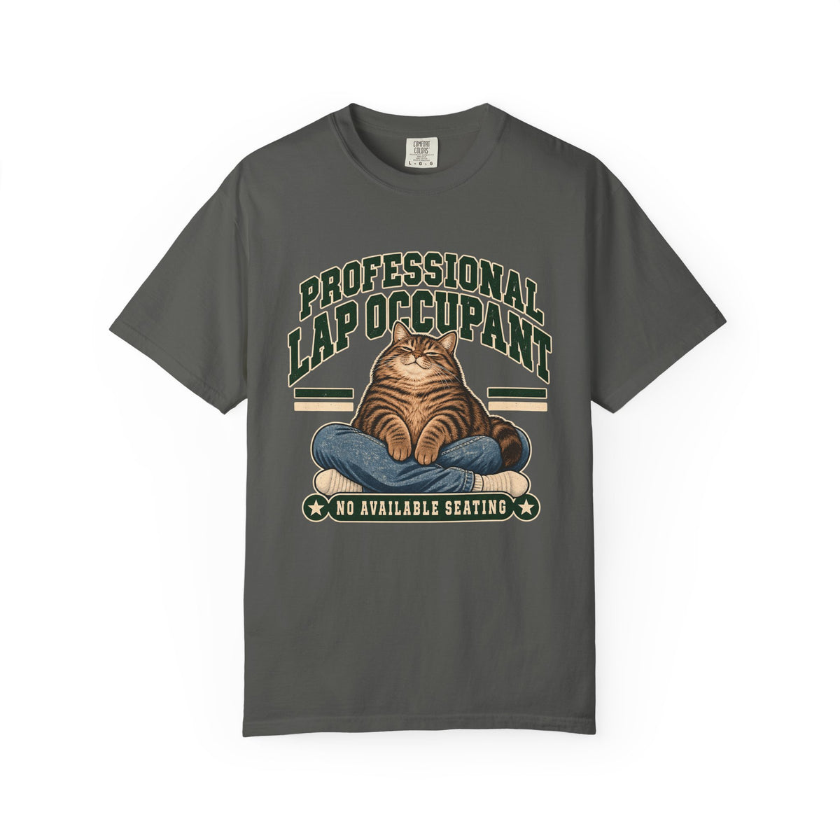 Professional Lap Occupant Cat T-Shirt — Funny Pet Lover Tee