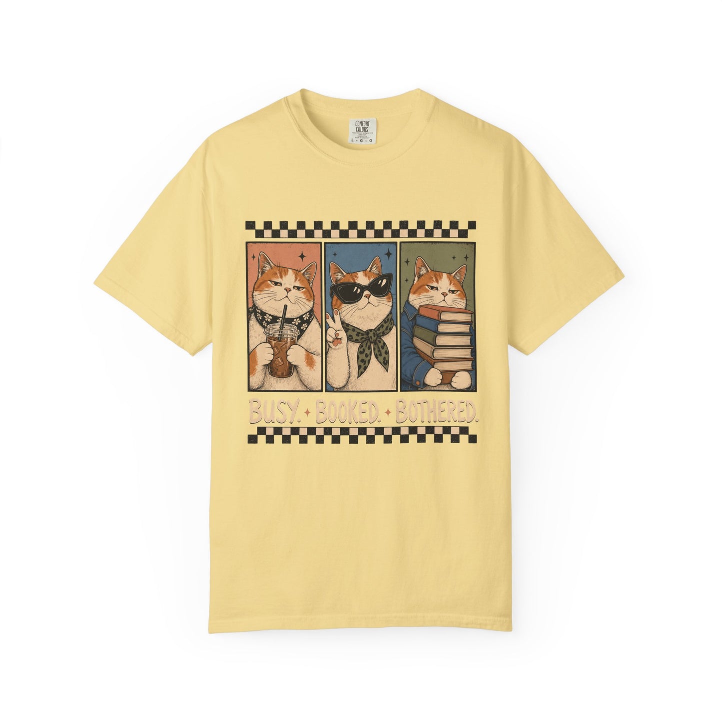 Busy Booked Bothered Cat T-Shirt