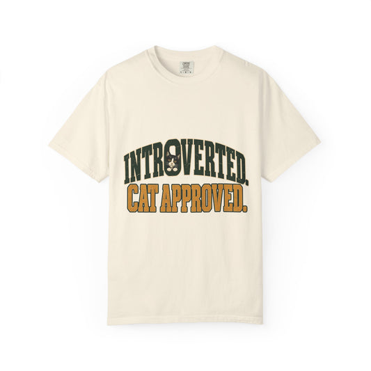 Introverted — Cat Approved T-Shirt