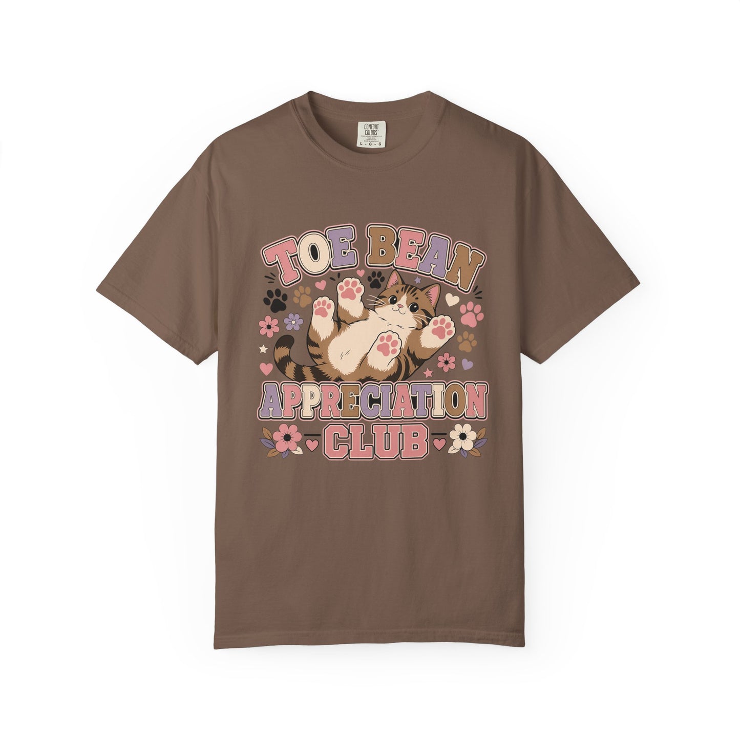 Toe Bean Appreciation Club T-Shirt — Cute Cat Paw Graphic Tee