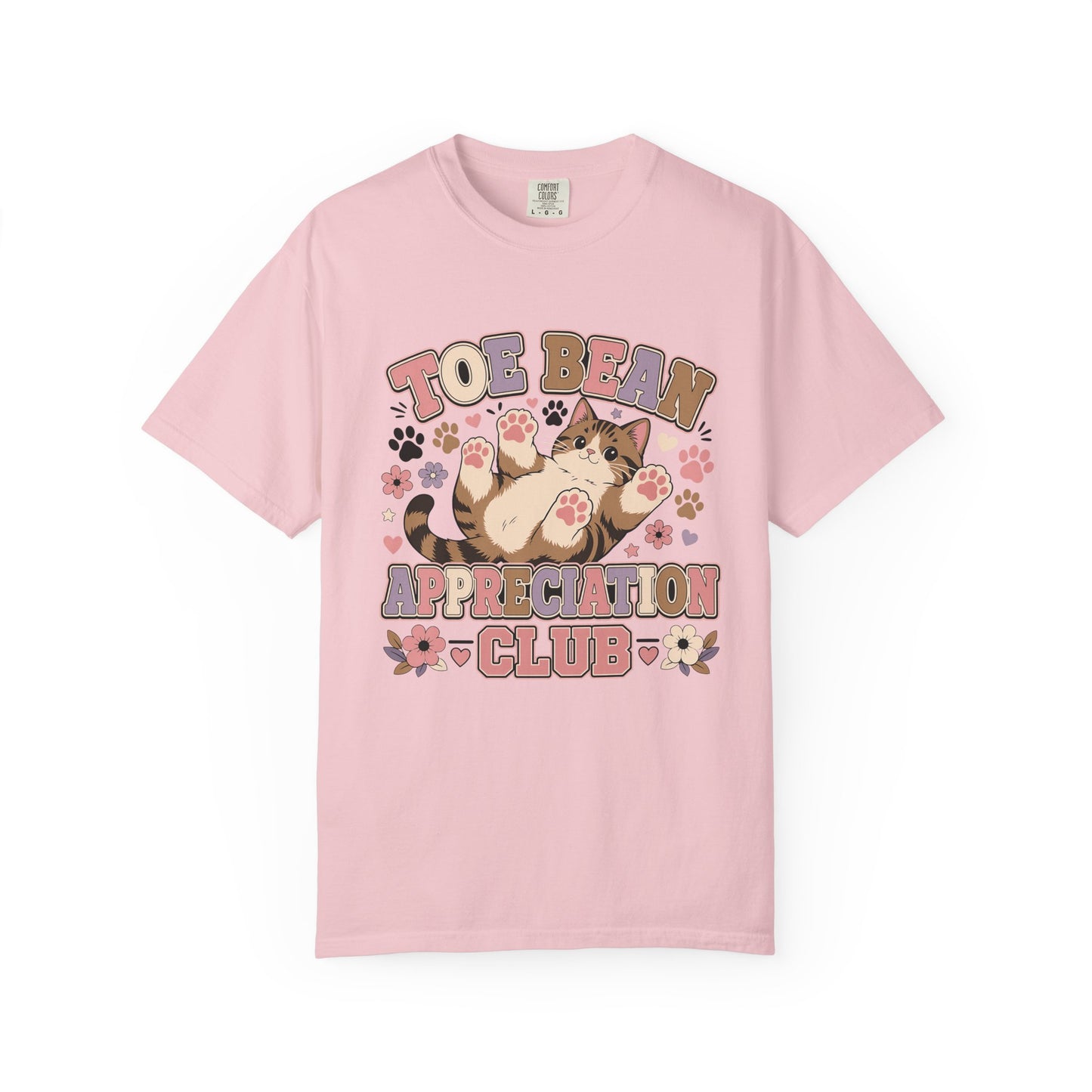 Toe Bean Appreciation Club T-Shirt — Cute Cat Paw Graphic Tee