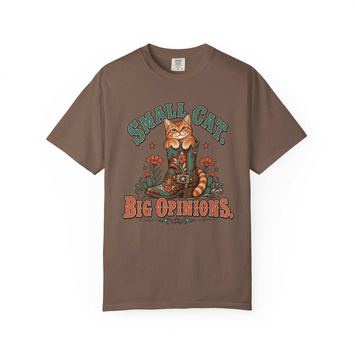 Small Cat Big Opinions T-Shirt