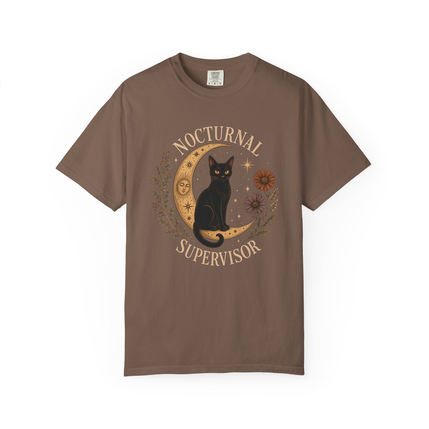 Nocturnal Supervisor Cat T-Shirt
