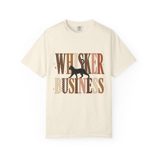 Whisker Business Cat T-Shirt — Vintage Retro Cat Lover Tee