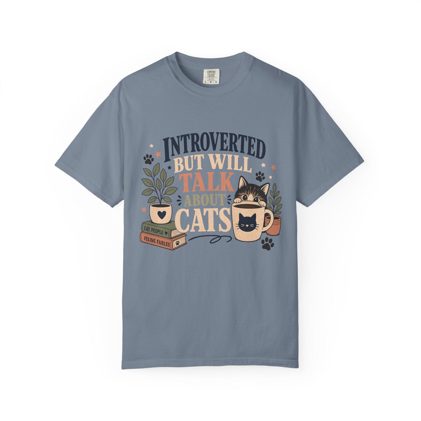 Introverted But Will Talk About Cats T-Shirt