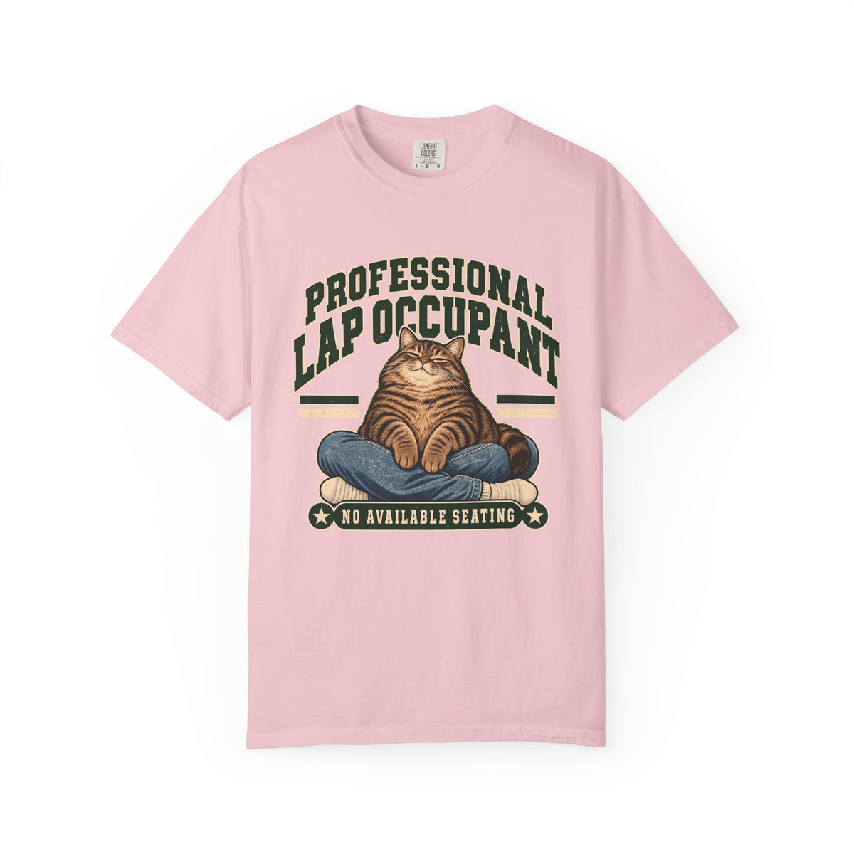Professional Lap Occupant Cat T-Shirt — Funny Pet Lover Tee