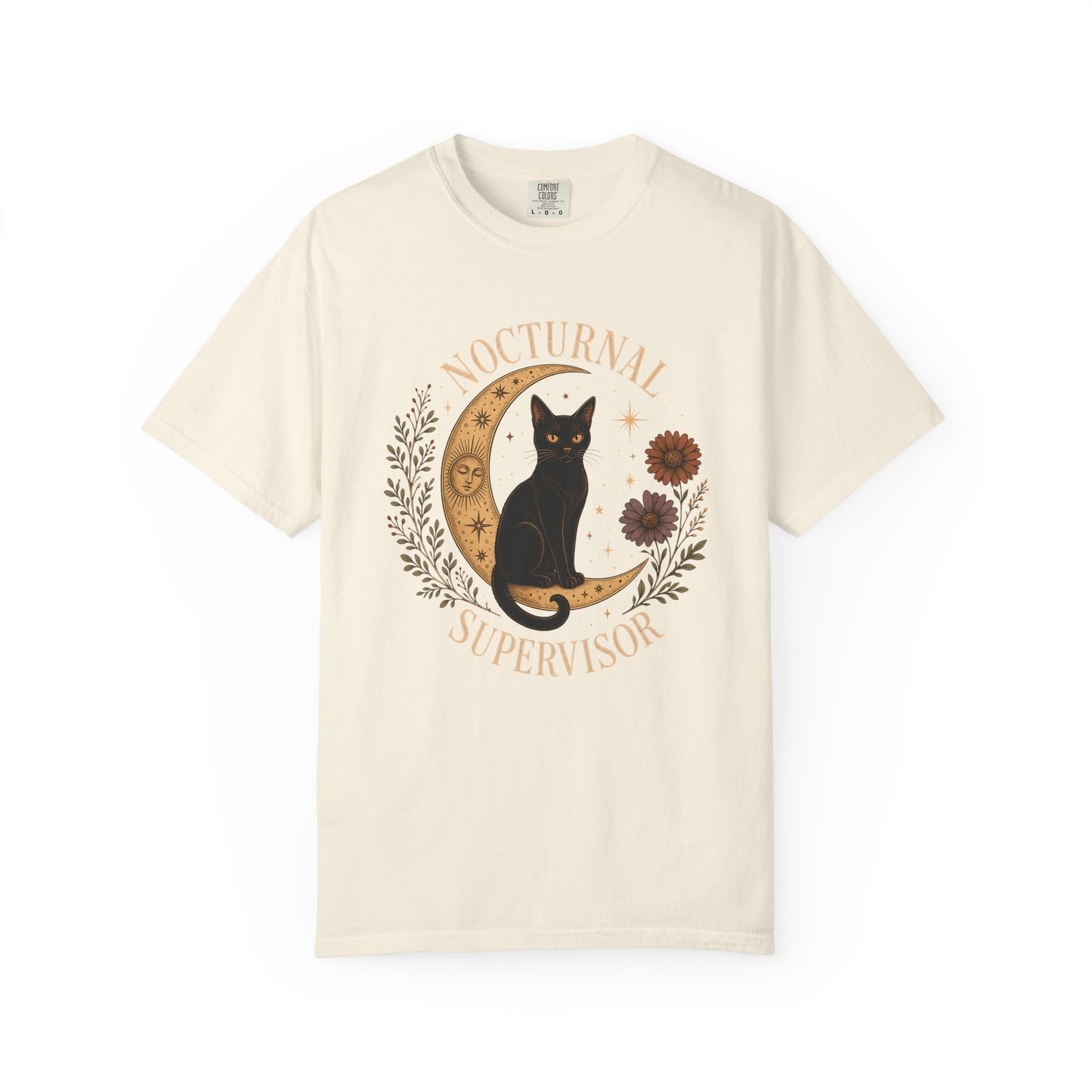 Nocturnal Supervisor Cat T-Shirt