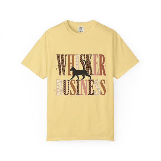 Whisker Business Cat T-Shirt — Vintage Retro Cat Lover Tee