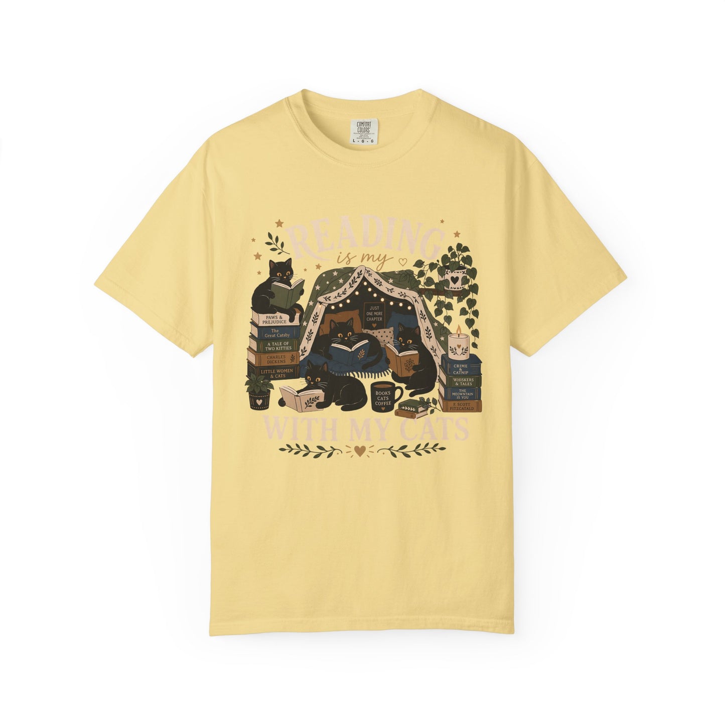 Reading with My Cats T-Shirt
