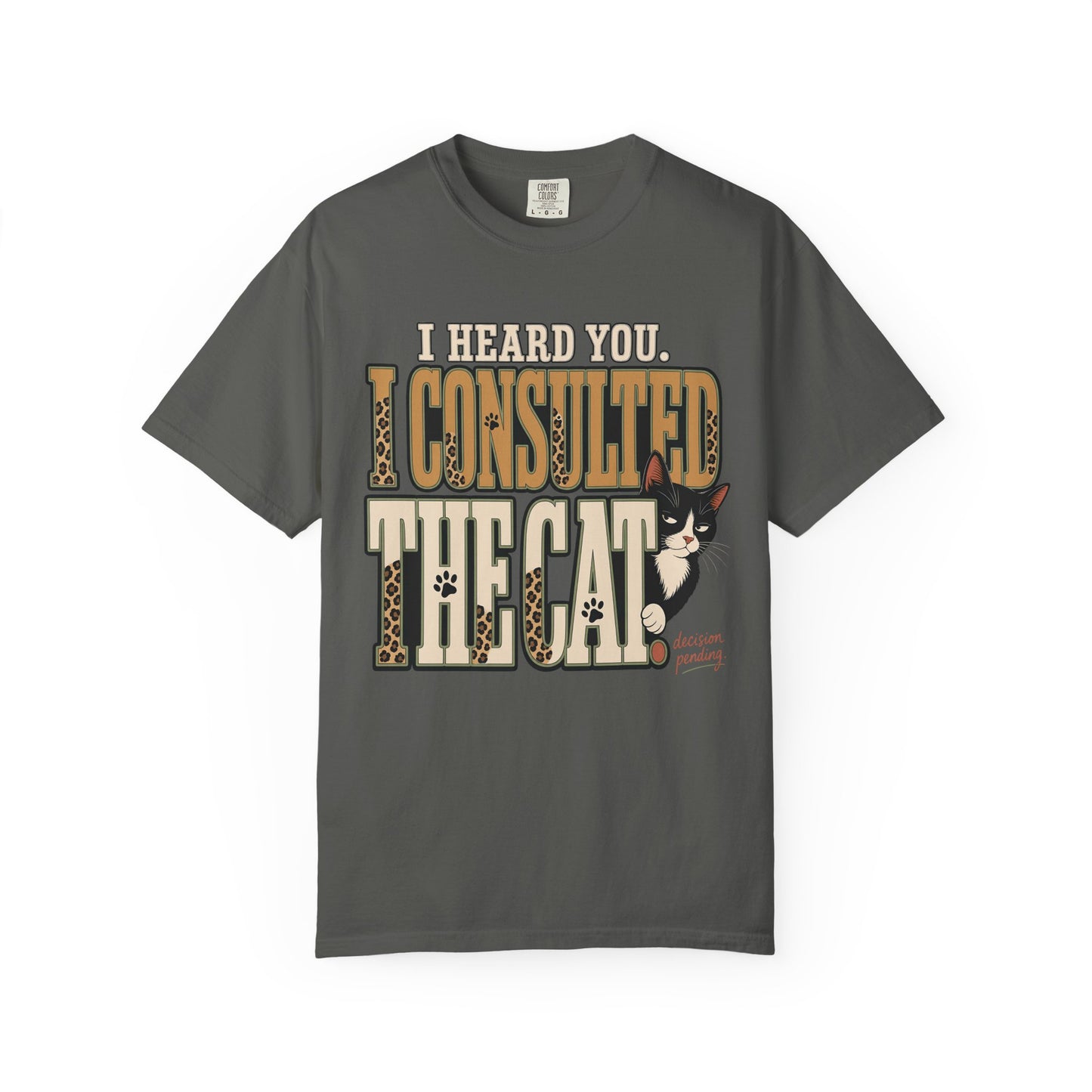 I Consulted the Cat T-Shirt — Funny Cat Lover Tee