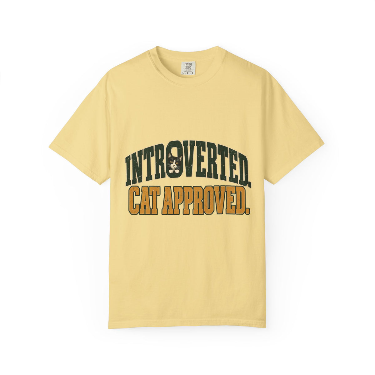 Introverted — Cat Approved T-Shirt