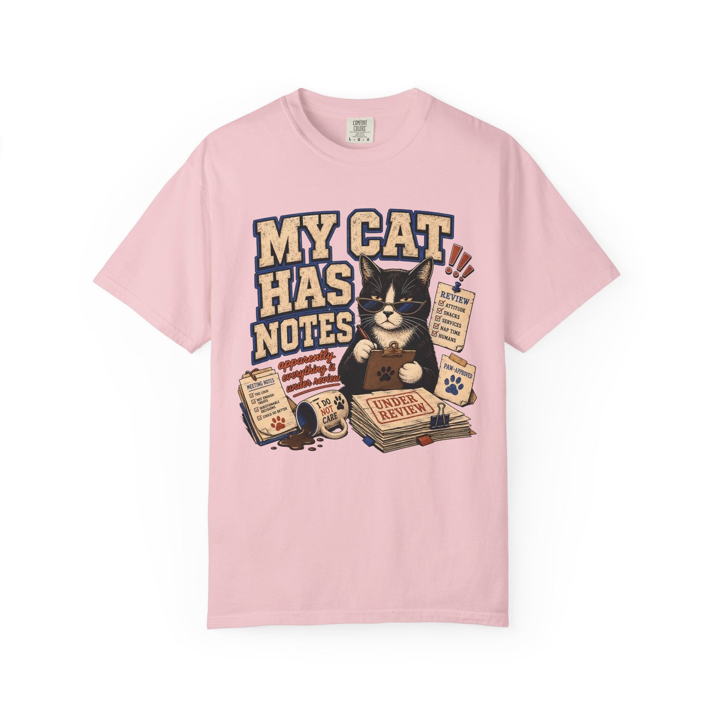 My Cat Has Notes T-Shirt — Cute Vintage Cat Musician Graphic Tee