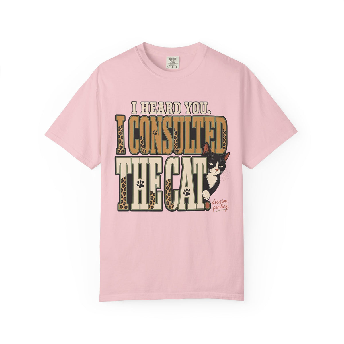 I Consulted the Cat T-Shirt — Funny Cat Lover Tee