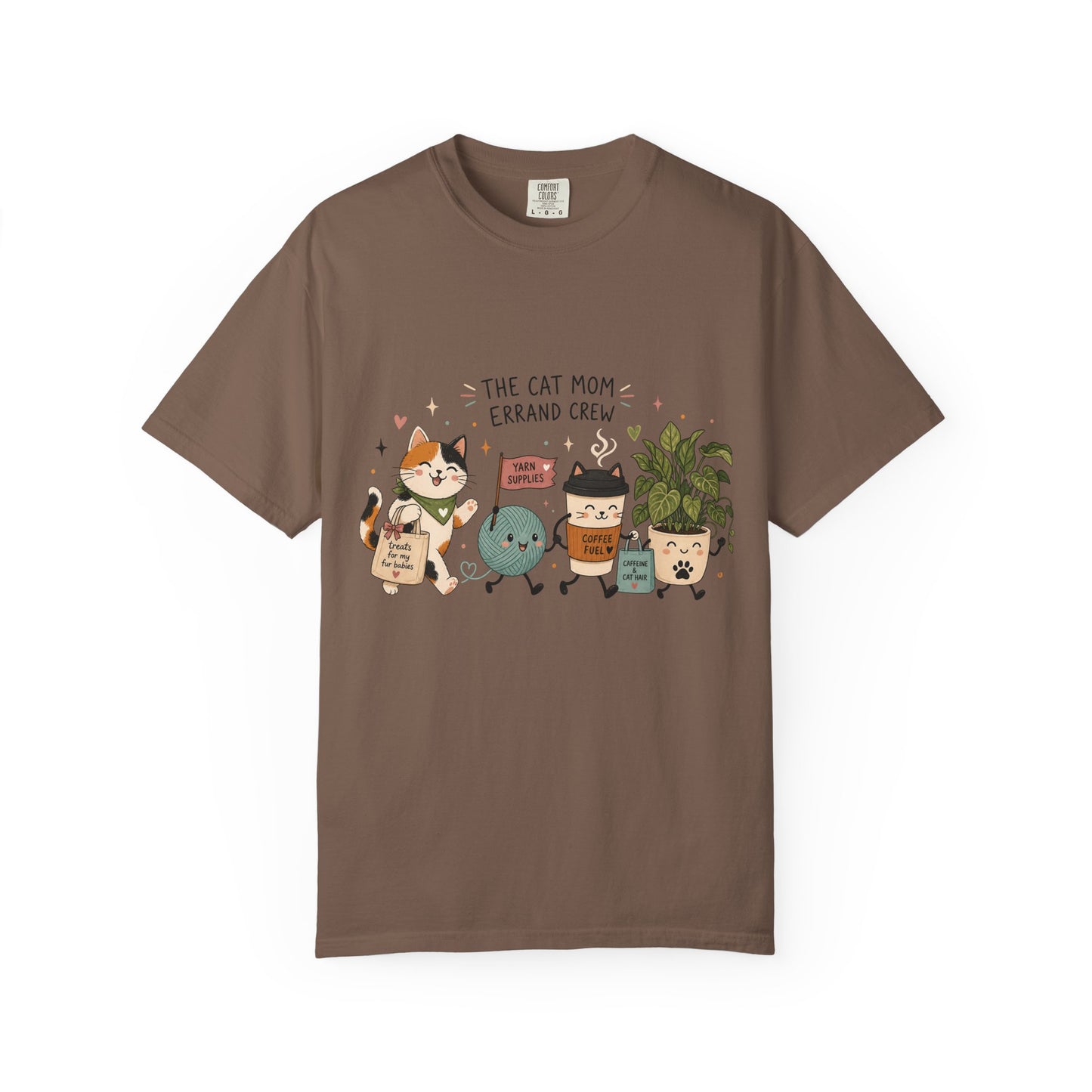 Cat Mom Errand Crew T-Shirt