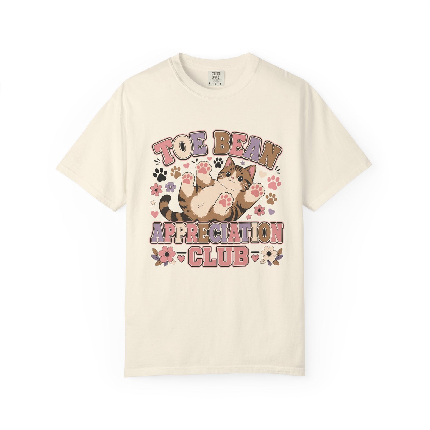 Toe Bean Appreciation Club T-Shirt — Cute Cat Paw Graphic Tee