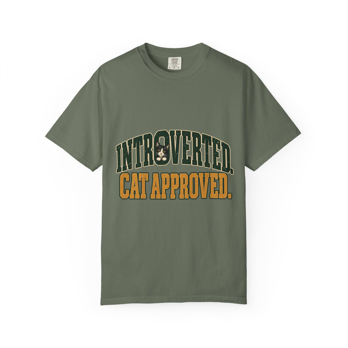 Introverted — Cat Approved T-Shirt
