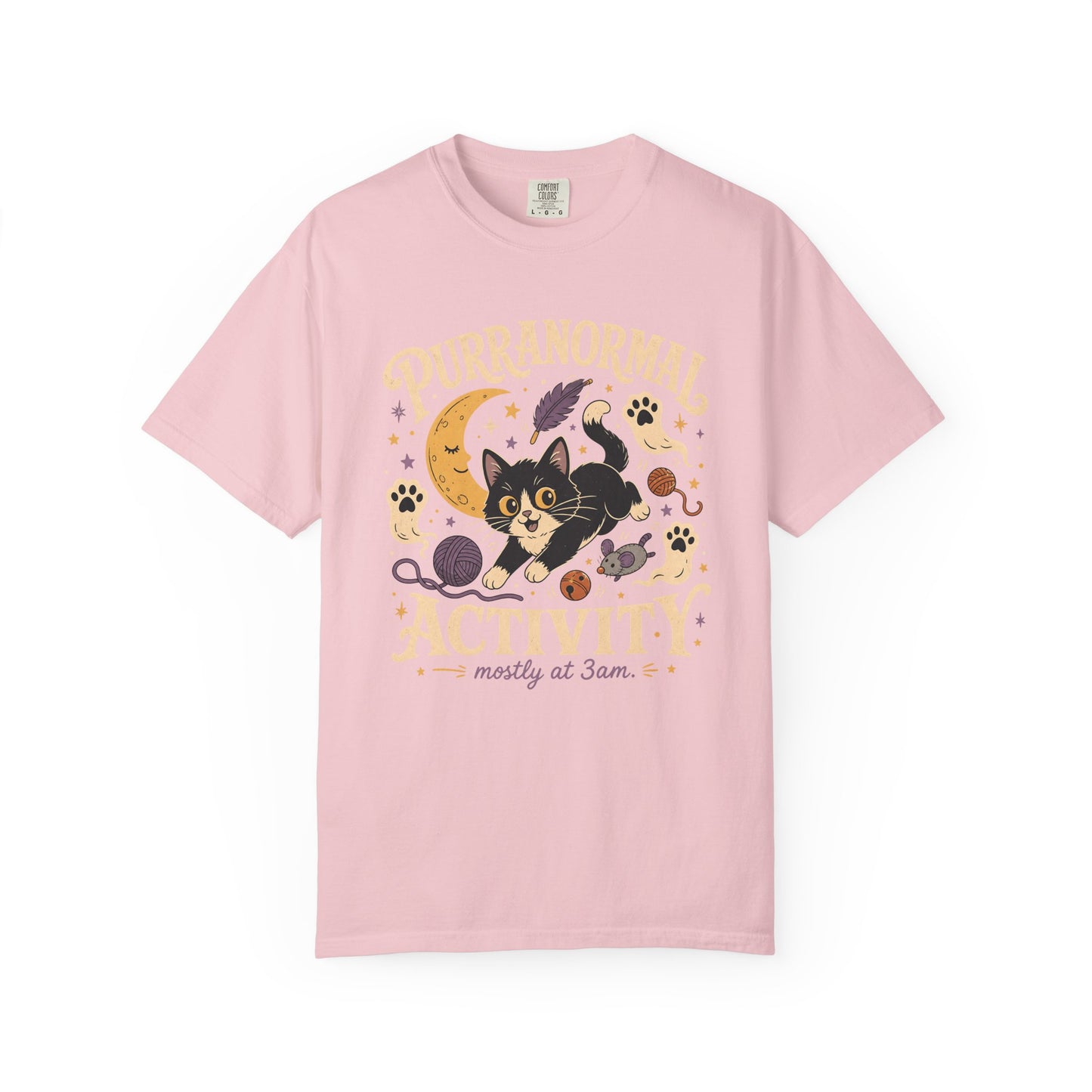 Purranormal Activity T-Shirt — Cute Halloween Cat Graphic Tee