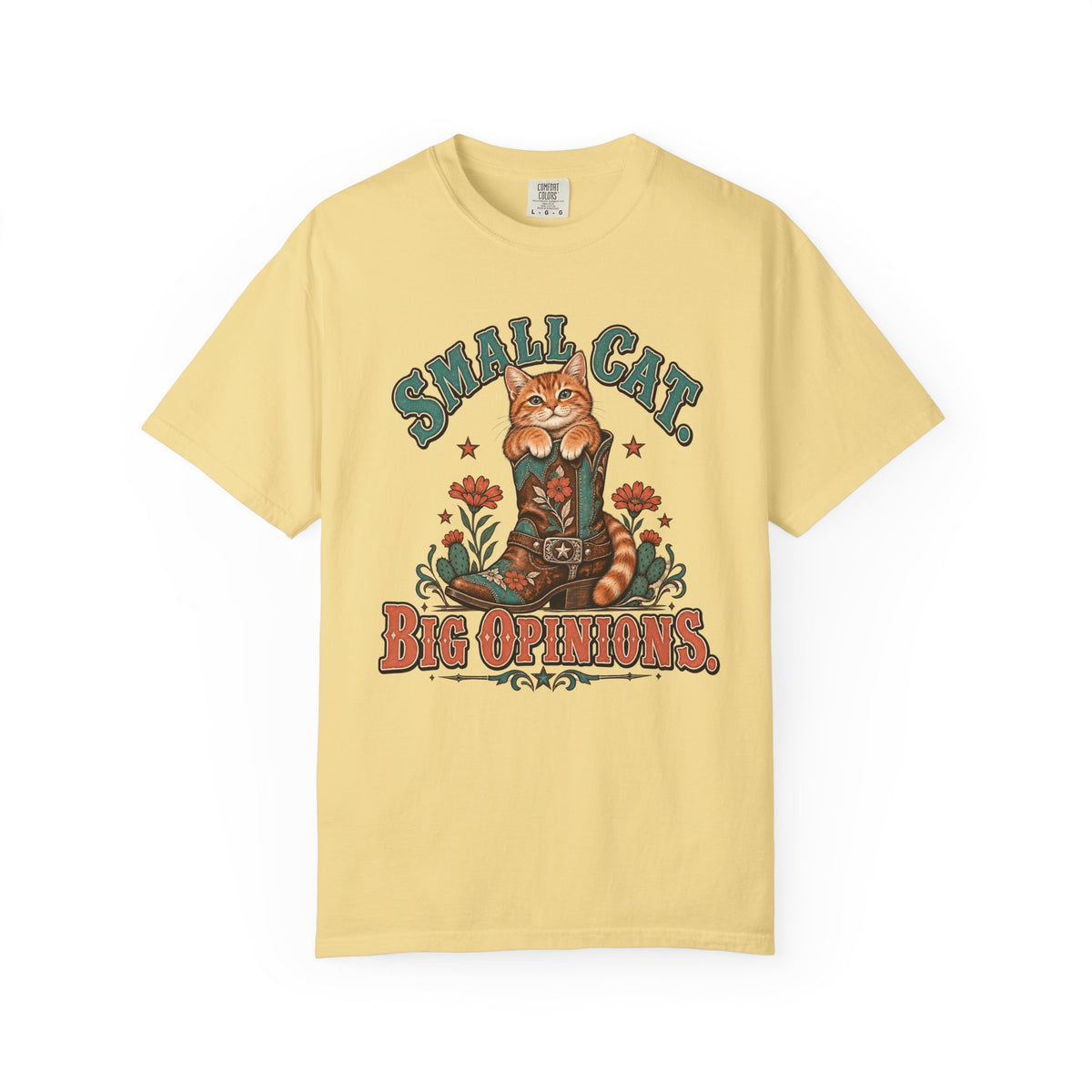 Small Cat Big Opinions T-Shirt